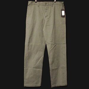 RVCA Sage Green Button Fly Jeans Modern Straight New Dawn Fit Men’s 34